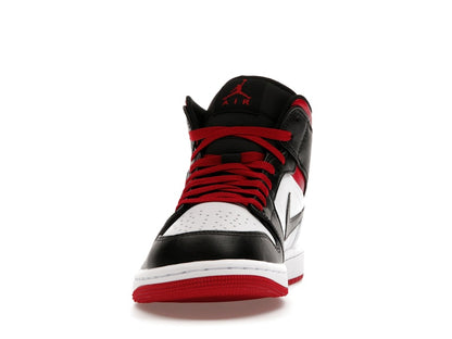 Jordan 1 Mid Gym Red Black Toe