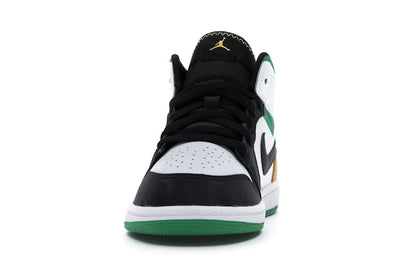 Jordan 1 Mid SE White Laser Orange Lucky Green (PS)