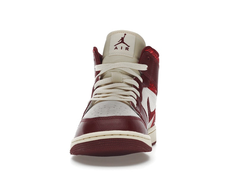 Jordan 1 Mid SE Tiki Leaf Team Red (Women's)