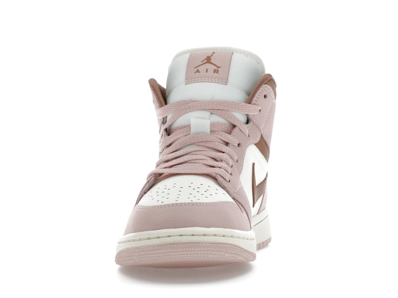 Jordan 1 Mid Pink Oxford Brown (Women's)