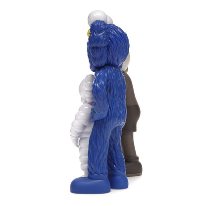 KAWS Family Vinyl Figures Brown/Blue/White