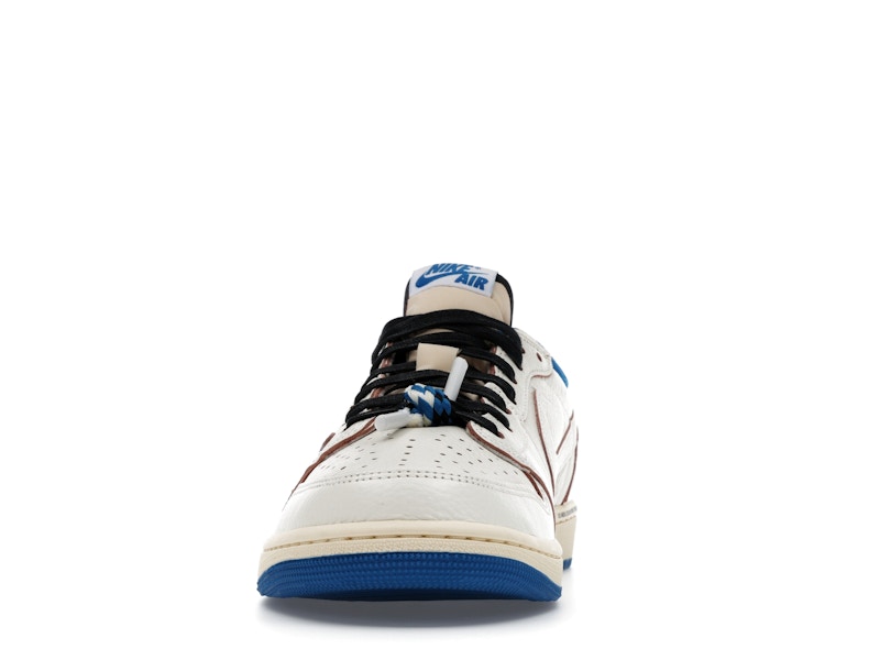 Jordan 1 Retro Low OG SP Fragment x Travis Scott Sail Military Blue