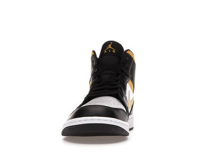 Jordan 1 Mid White Pollen Black