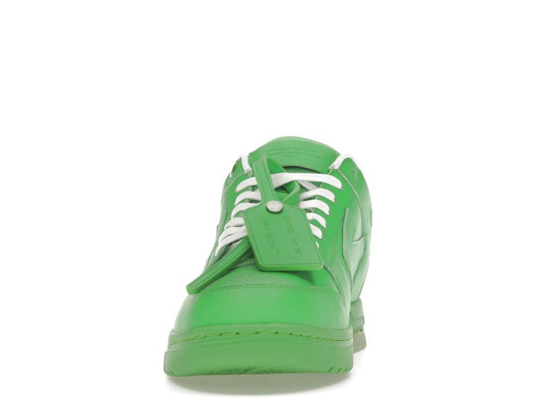 OFF-WHITE Out Of Office OOO Low Tops Green White