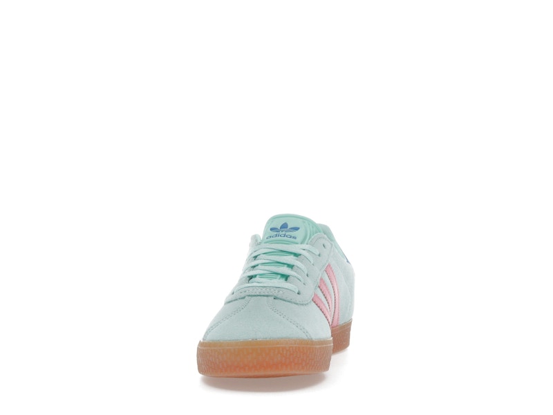 adidas Gazelle Clear Mint Bliss Pink Bright Blue (GS)