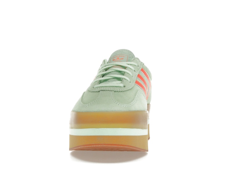 adidas Gazelle Stack Semi Green Spark Solar Orange Gum (Women's)