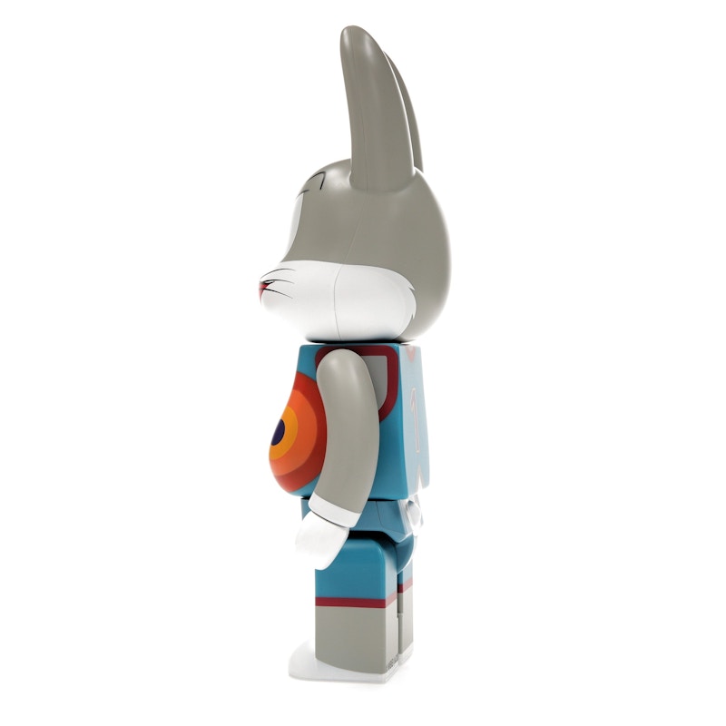 Bearbrick x Space Jam: A New Legacy Rabbrick Bugs Bunny 100% & 400% Set Grey