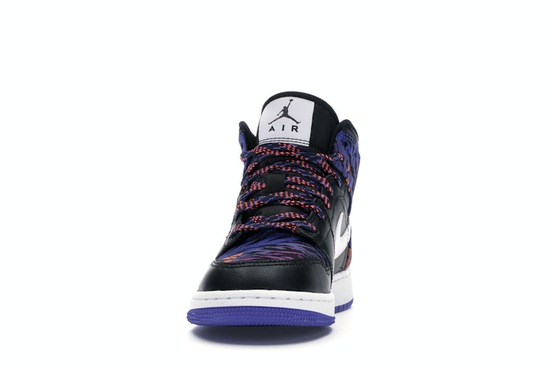 Jordan 1 Mid Multi-Color Tiger Stripe (GS)