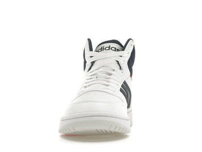 adidas Hoops 3.0 White Navy Red