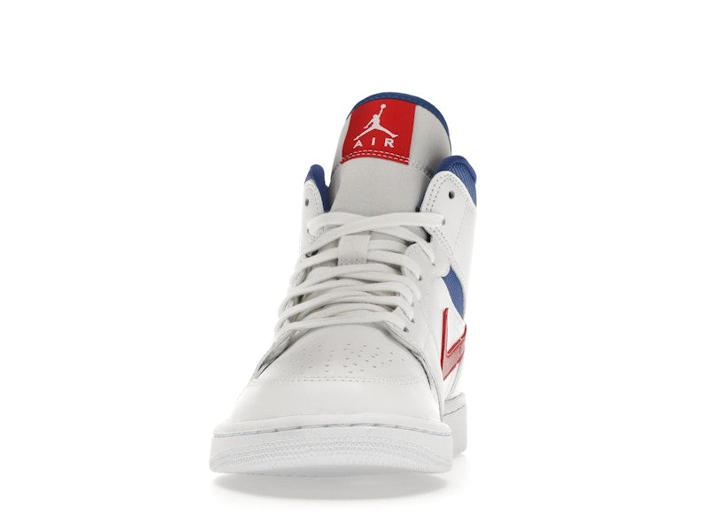 Jordan 1 Mid White Red Royal (Women's)