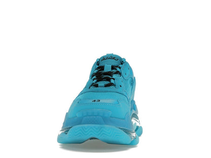 Balenciaga Triple S Clear Sole Teal Blue