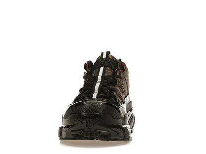 Burberry Arthur Monogram Print Black Bridle Brown