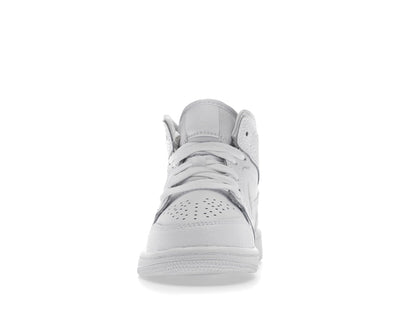 Jordan 1 Mid Triple White (2021) (PS)