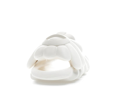 Takashi Murakami Ohana Full-Bloom Slide Star White