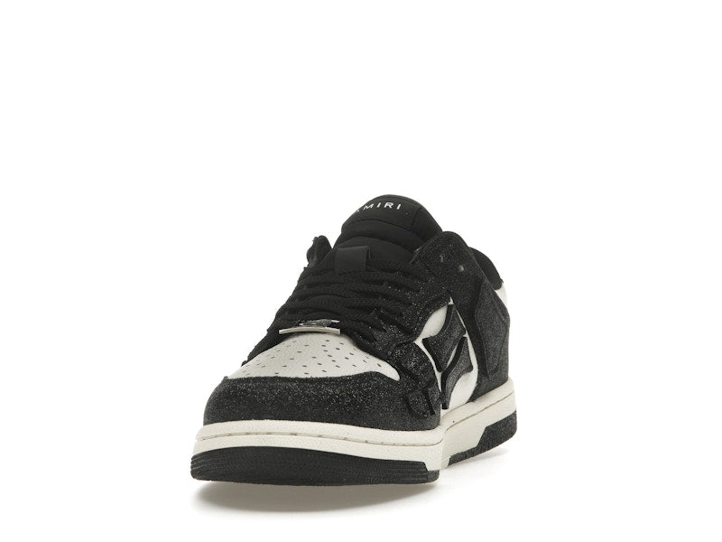 AMIRI Skel Top Low Shimmer Black White