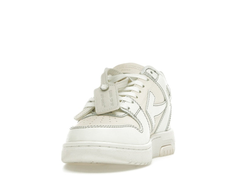 OFF-WHITE Out Of Office OOO Low Tops Cream White