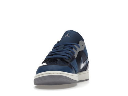 Jordan 1 Low SE Craft Obsidian French Blue Ashen Slate White