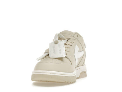 OFF-WHITE Out Of Office OOO Low Tops Angora White