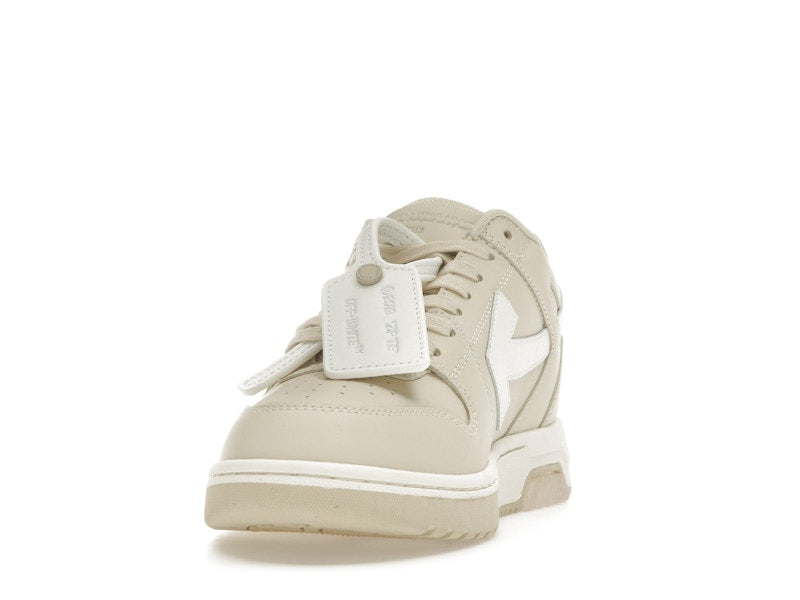 OFF-WHITE Out Of Office OOO Low Tops Angora White