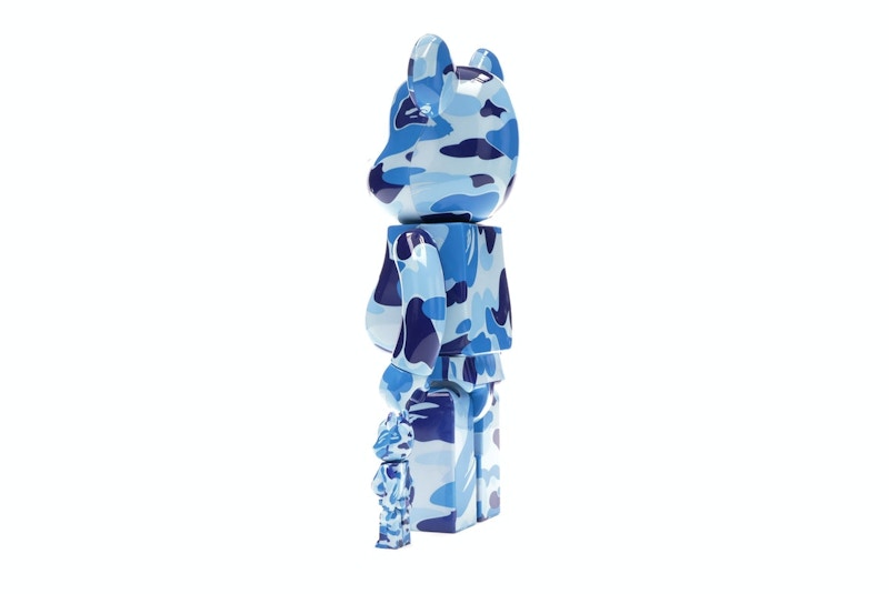 Bearbrick A Bathing Ape ABC Camo 100% & 400% Set Blue