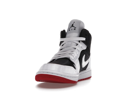 Jordan 1 Mid SE Utility Canvas White Black Gym Red (Women's)