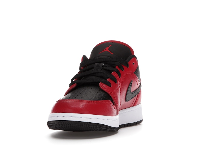 Jordan 1 Low Gym Red Black Pebbled (GS)
