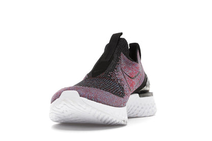 Nike Epic React Moc Flyknit Black University Red Hyper Jade
