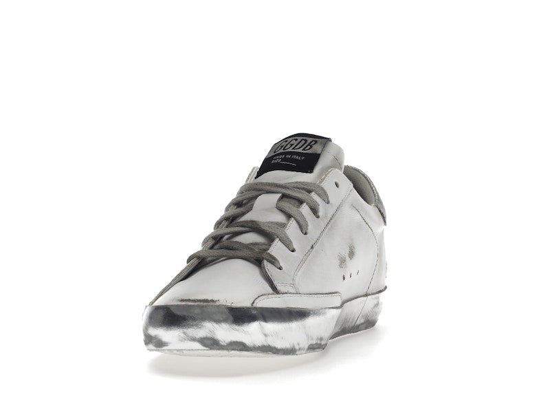 Golden Goose Super-Star White Silver Sparkle (Women's)