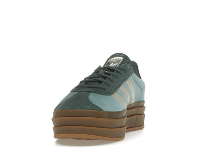 adidas Gazelle Bold Mineral Green Velvet (Women's)