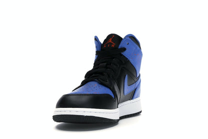 Jordan 1 Mid Royal Paint Splatter (GS)