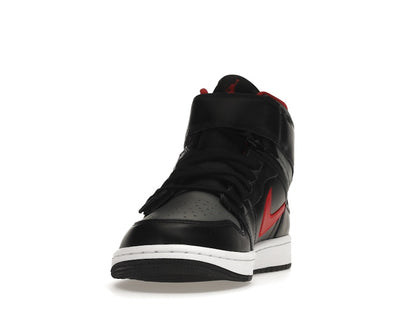 Jordan 1 High FlyEase Black Gym Red Smoke Grey