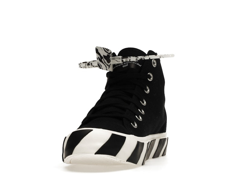 OFF-WHITE Vulcanized Mid Top Black White