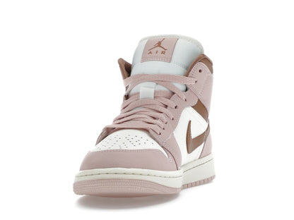 Jordan 1 Mid Pink Oxford Brown (Women's)