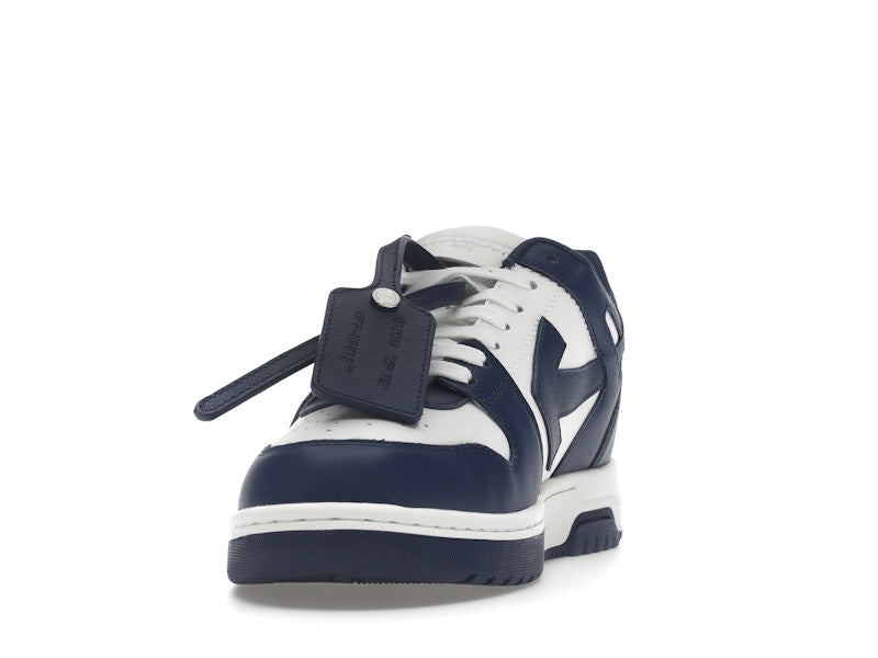 OFF-WHITE Out Of Office "OOO" Low Tops Dark Blue White