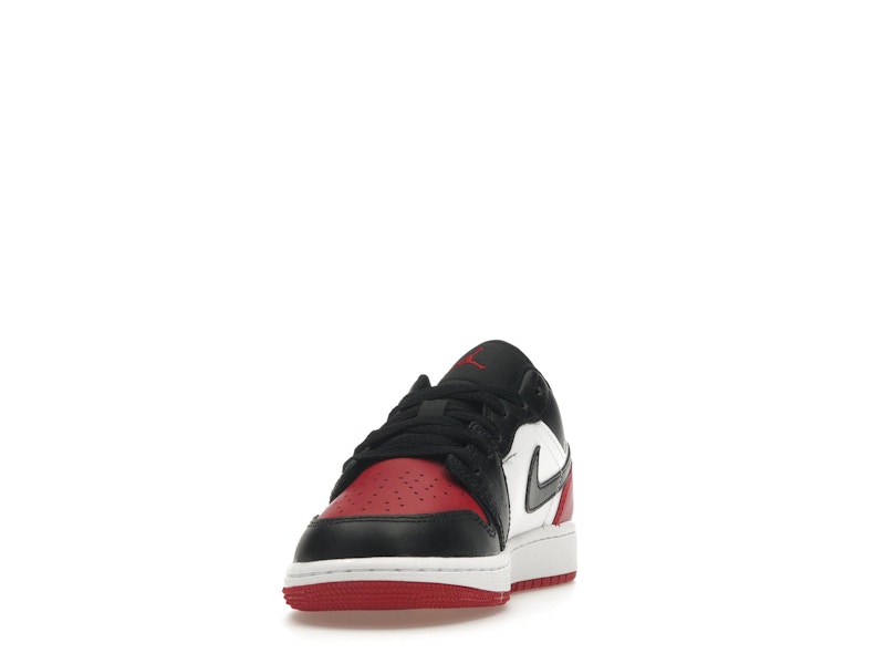 Jordan 1 Low Bred Toe 2.0 (GS)