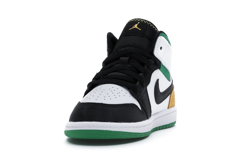 Jordan 1 Mid SE White Laser Orange Lucky Green (PS)