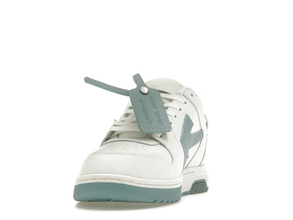 OFF-WHITE Out Of Office OOO Low Tops White Celadon