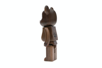 Bearbrick WORLD WIDE TOUR KAWS (Karimoku Wood) 400% Wood