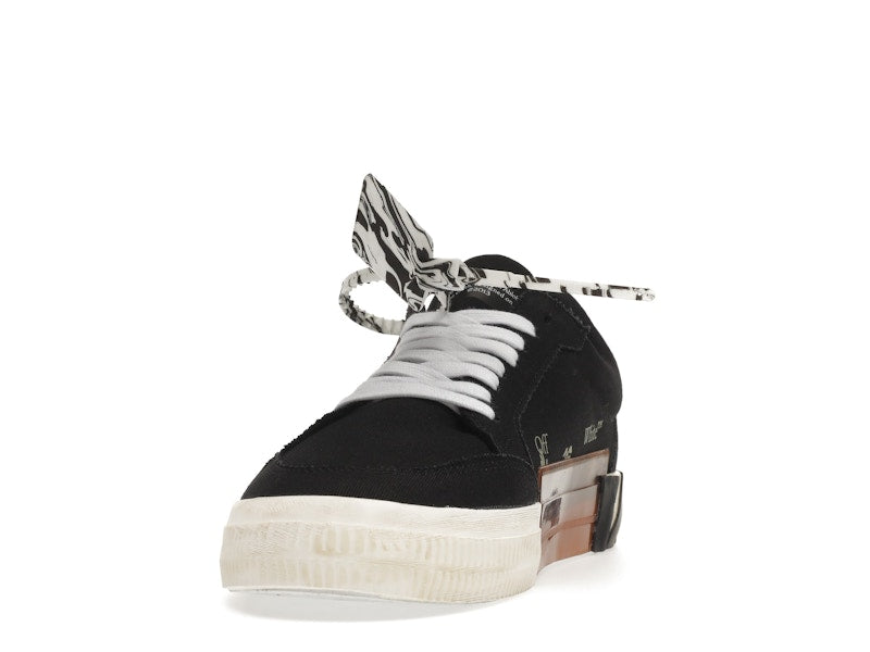 OFF-WHITE Vulc Low Black Light Blue Arrow