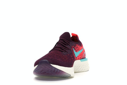Nike Epic React Flyknit Bordeaux Hyper Jade (Women's)