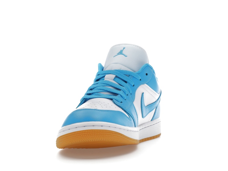 Jordan 1 Low White Gum Light Brown Dark Powder Blue (Women's)