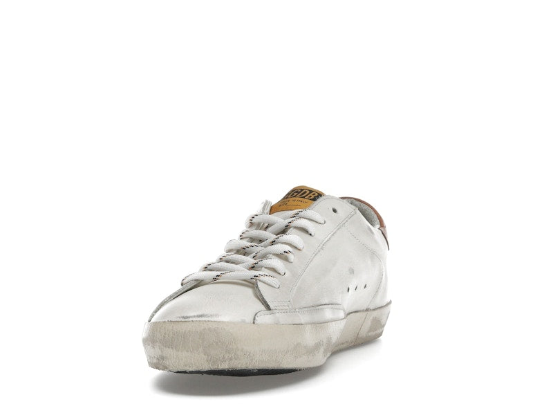 Golden Goose Super-Star White Grey Brown Heel Tab