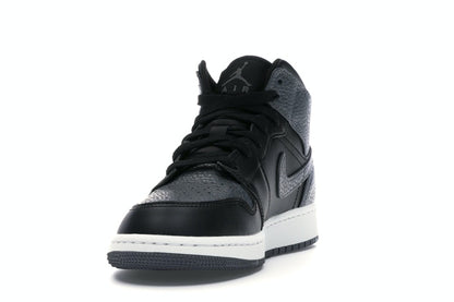 Jordan 1 Mid Black Dark Grey (GS)