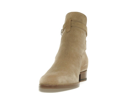 Saint Laurent Wyatt Jodhpur Boot Tobacco Suede