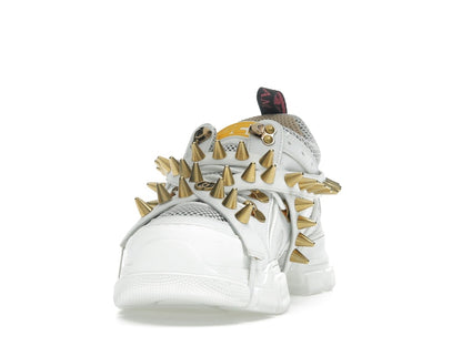 Gucci Flashtrek Chunky Leather Sneakers White Gold (Women's)