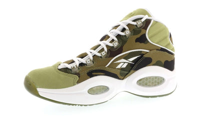 Reebok Question Mid mita sneakers X Bape 1st Camo