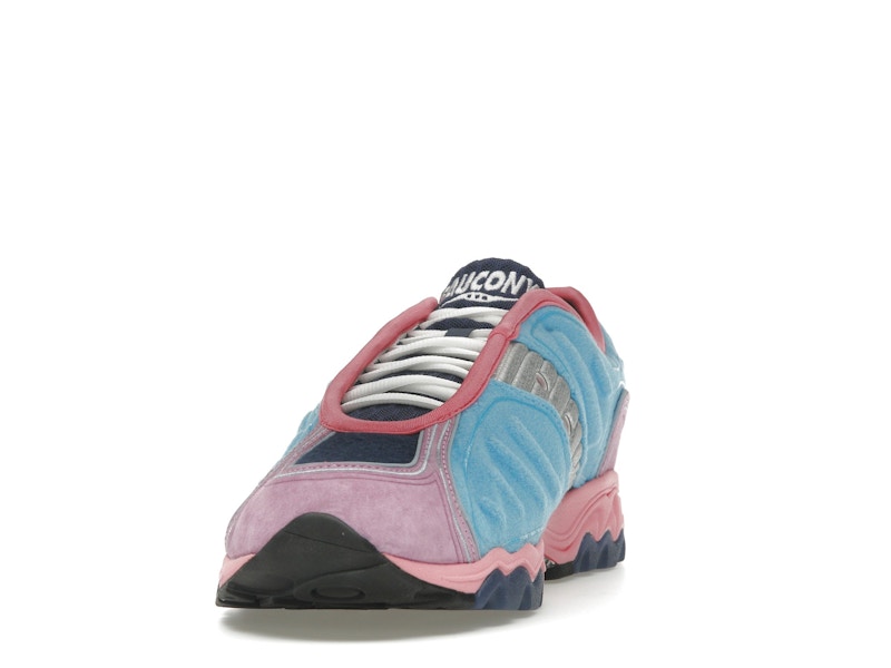 Saucony Matrix Jae Tips No Shoes In The House Blue Pink