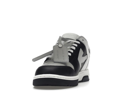 OFF-WHITE Out Of Office OOO Low Tops Light Grey Black