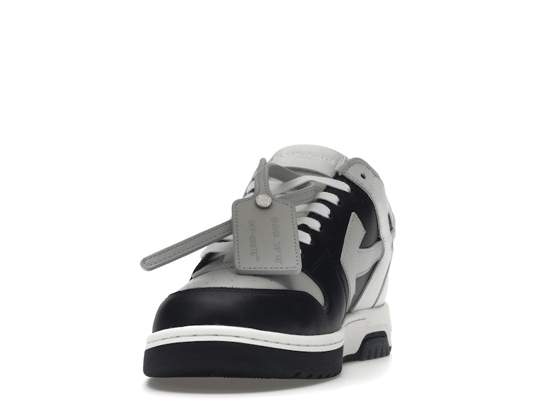 OFF-WHITE Out Of Office OOO Low Tops Light Grey Black