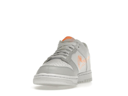 Nike Dunk Low SE 3D Swoosh Pure Platinum Total Orange (GS)